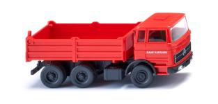 Wiking 067312 - H0 - Hochbordkipper, MB Raab Karcher - rot